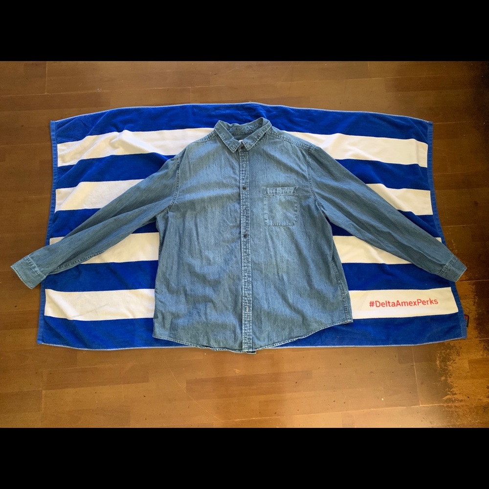 Denim button up